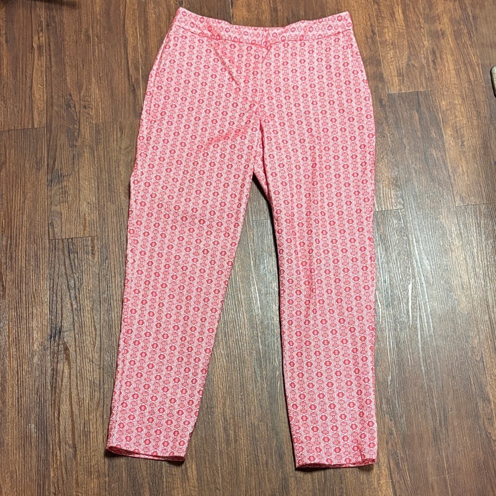 Talbots Pink Patterned Pants